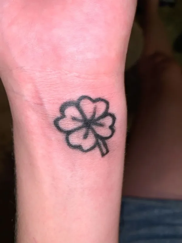 black linework tattoo on wrist #40559 | Tattoo Artist Salem Schaar