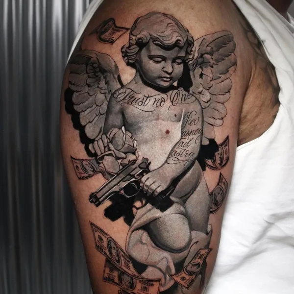 Realism tattoo by Gabriele Pellerone in Milano
