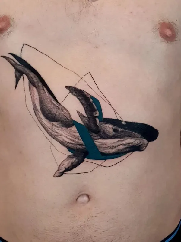 male black and grey illustrative tatuaje en chest #55376 | Tatuador Mike Kyrtatas