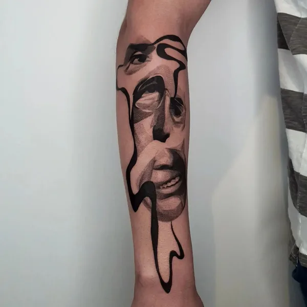 Author's Style tattoo by Mike Kyrtatas in Athina