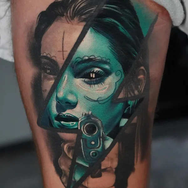 Realism tattoo by Colin Whitfield in Barnstaple