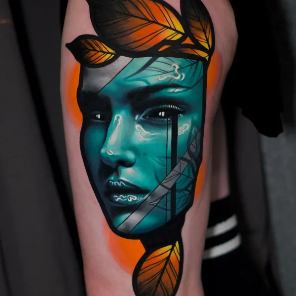 Realism tattoo by Colin Whitfield in Barnstaple