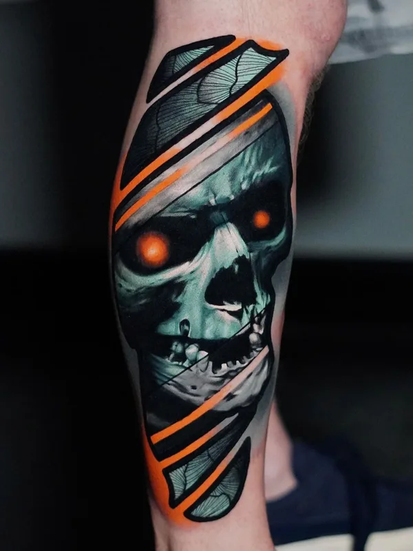 color realism tatuaje en calf #55386 | Tatuador Colin Whitfield