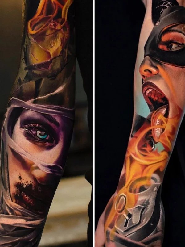 Realism tattoo by ShOoBY in Paris