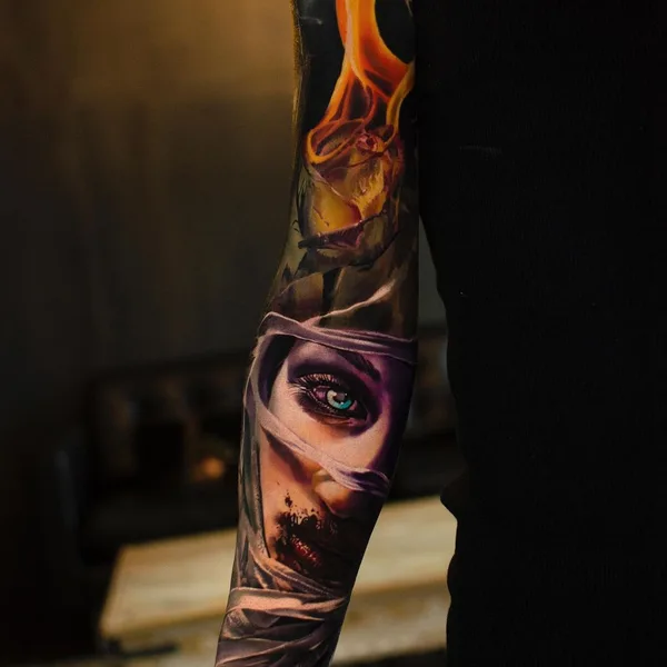 Realism tattoo by ShOoBY in Paris