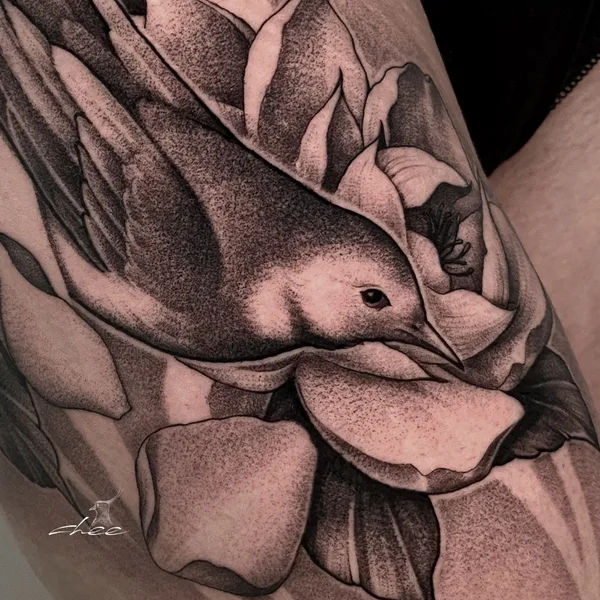 whipshading tattoo by chee.tattoo in Moscow