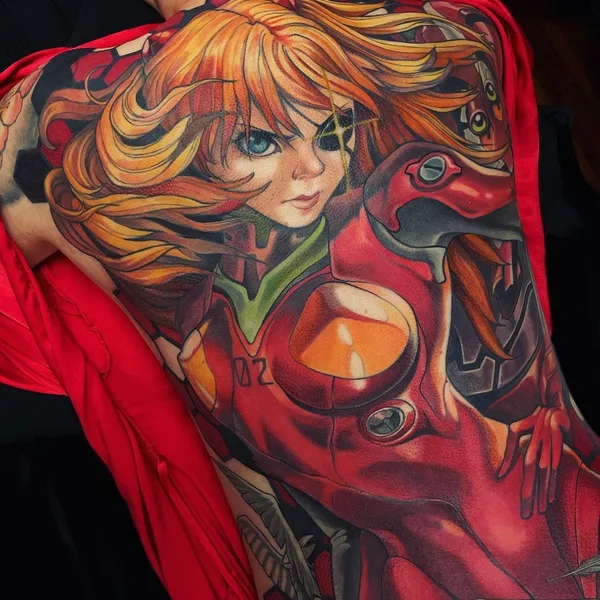 New School tattoo by Teresa Sharpe in Richmond