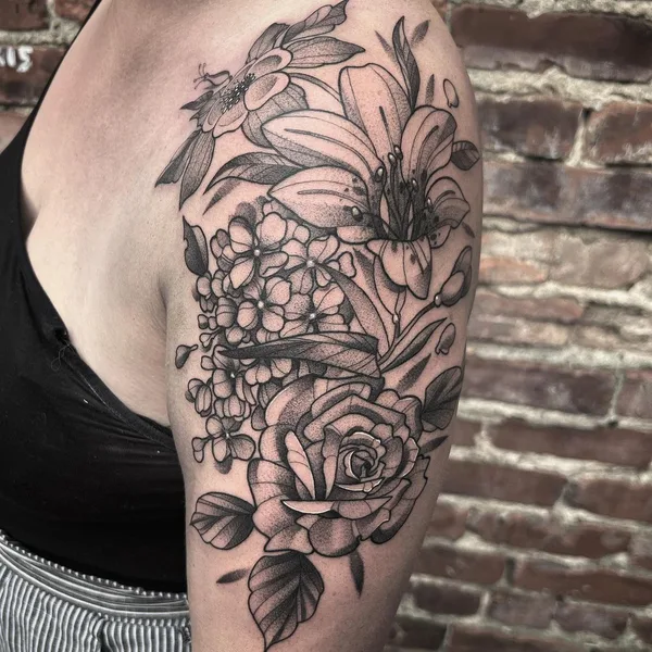 Neo Traditional tattoo by Sara Stigmata in Richmond