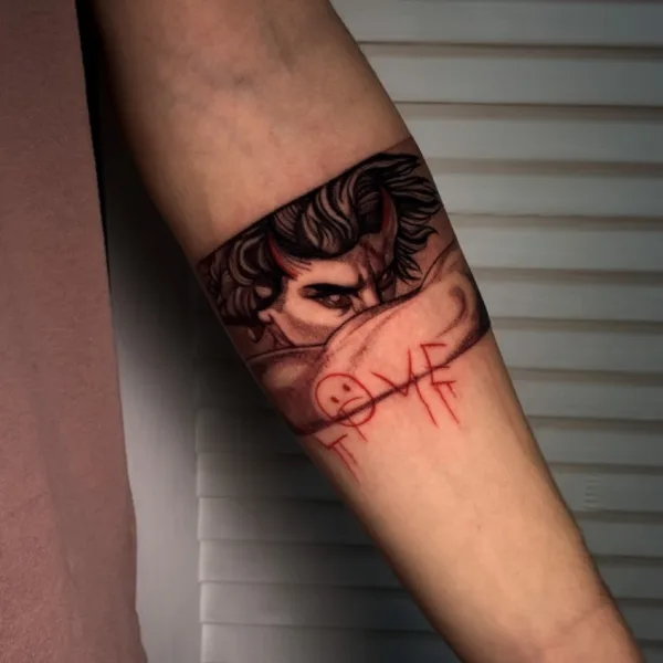 Graphic tattoo by Дмитрий Makabr in Волгоград