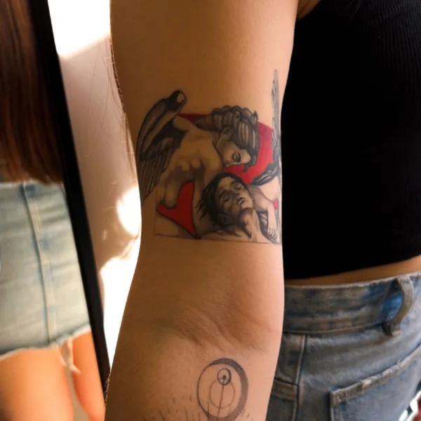 Graphic tattoo by Дмитрий Makabr in Волгоград