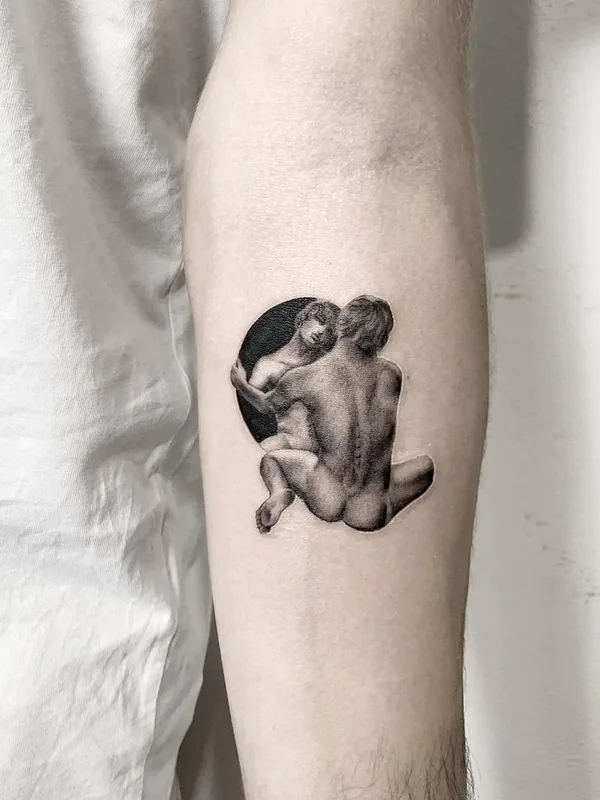black and grey realism tattoo on forearm #41790 | Tattoo Artist Hernan Giamberardino