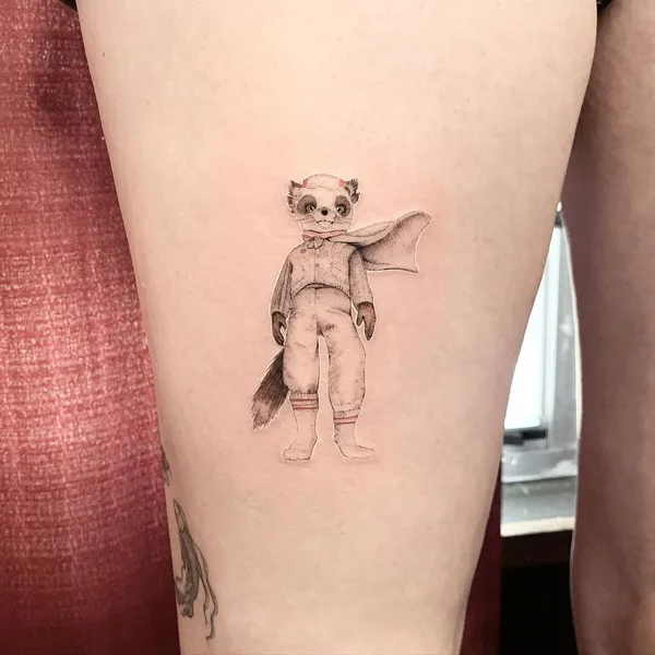 Minimalism tattoo by Hernan Giamberardino in Palma