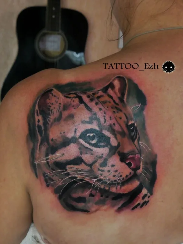 female color realism 타투 부위 shoulder blade #42676 | 타투이스트 Галкин Сергей