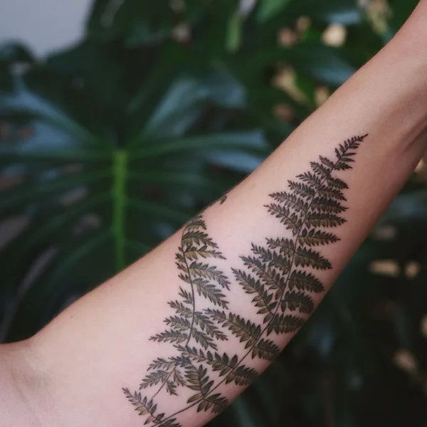Botanical tattoo by Александра Воробьева in Moscow