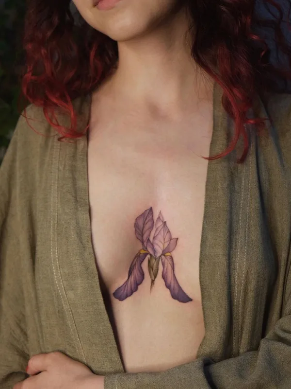 Botanical tattoo by Александра Воробьева in Moscow