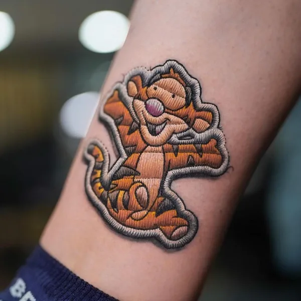 Illustrative tattoo by Terioshi Otto in Dortmund