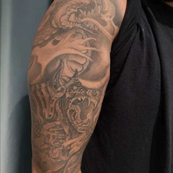 Традиционная tattoo by red webz tattoo studio