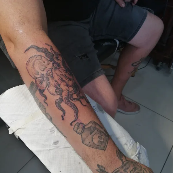 Традиционная tattoo by red webz tattoo studio