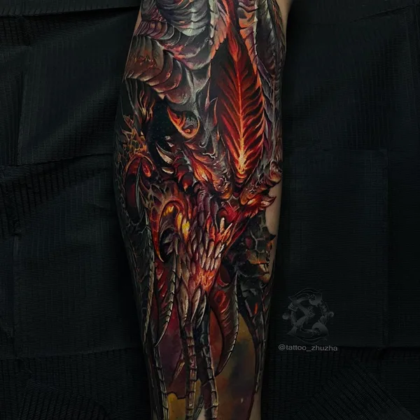 Portrait tattoo by Евгений Олейник in Kyiv