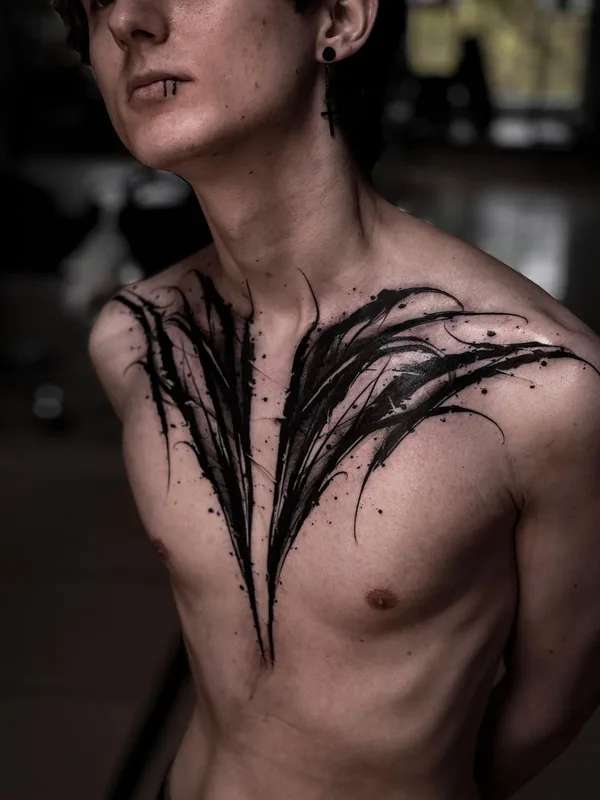 Lettering tattoo by kwin_tattoo in Kraków