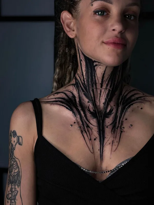 Lettering tattoo by kwin_tattoo in Kraków