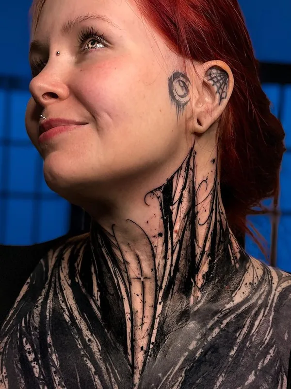 Lettering tattoo by kwin_tattoo in Kraków