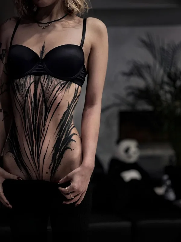 Lettering tattoo by kwin_tattoo in Kraków