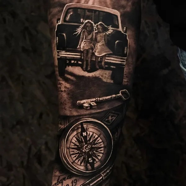 Realism tattoo by Дарина Погребиская in Днепр