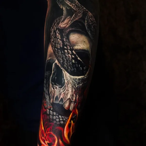 Realism tattoo by Дарина Погребиская in Днепр