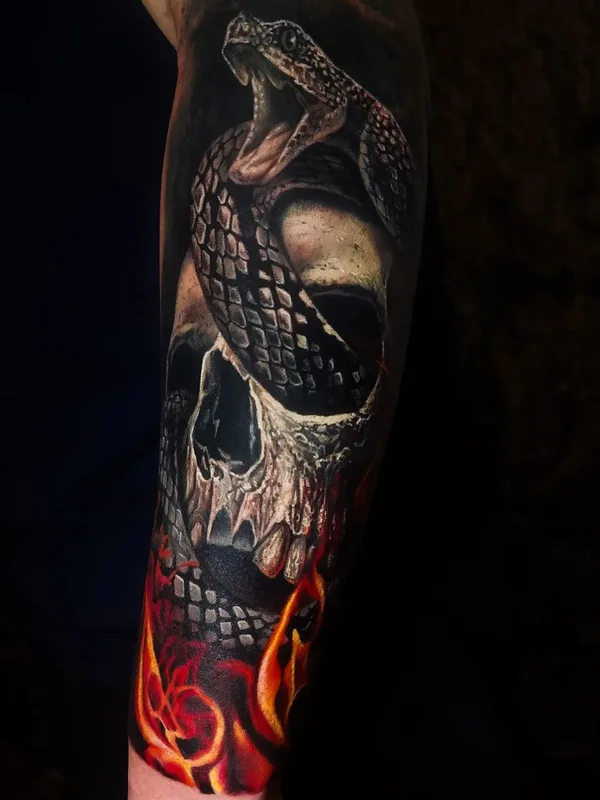 color realism tatouage sur forearm #61288 | Artiste tatoueur Дарина Погребиская