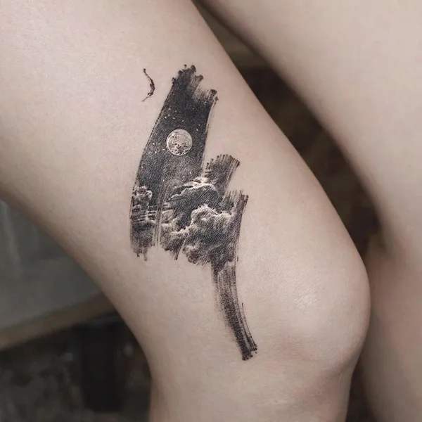 Oriental tattoo by Ati