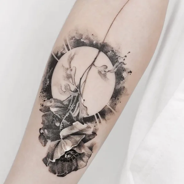 Oriental tattoo by Ati