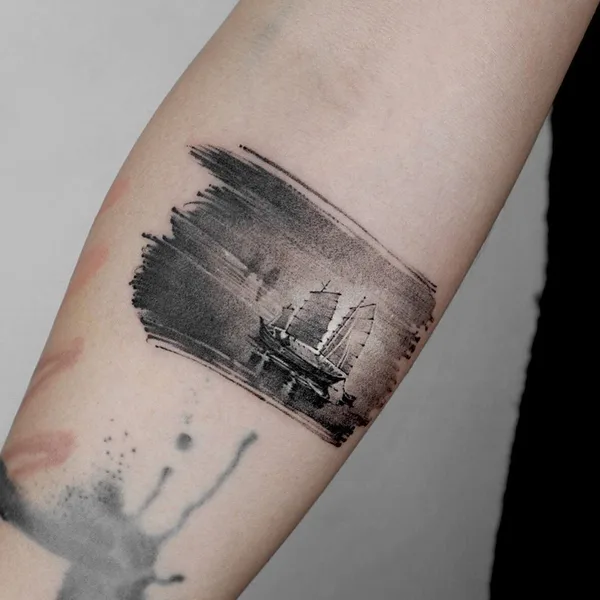 Oriental tattoo by Ati