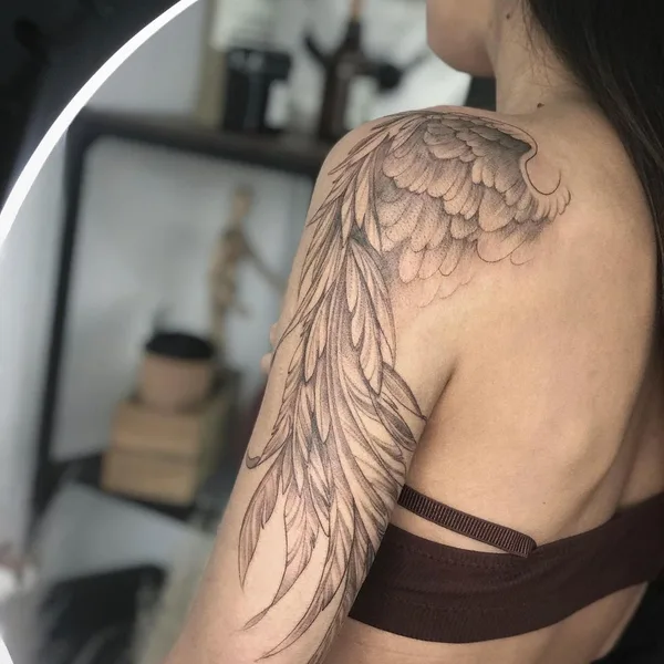 Graphic tattoo by Алина Чеботарева in Саратов