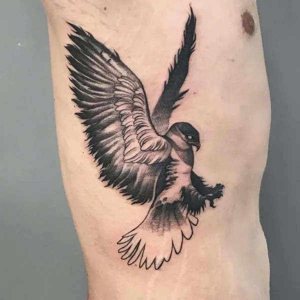 Graphic tattoo by Аля Тугушева in Саратов