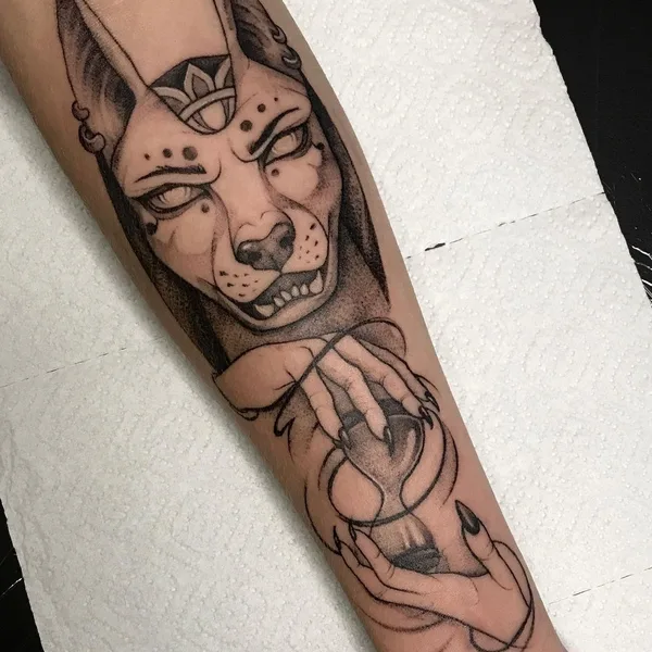 Graphic tattoo by Аля Тугушева in Саратов