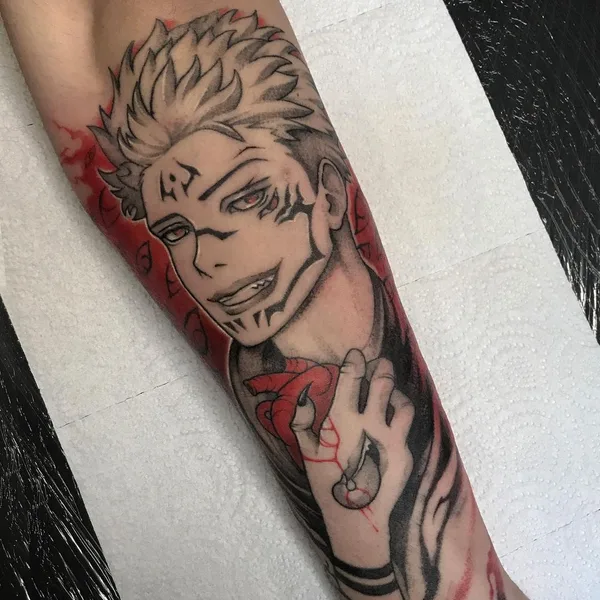 Graphic tattoo by Аля Тугушева in Саратов