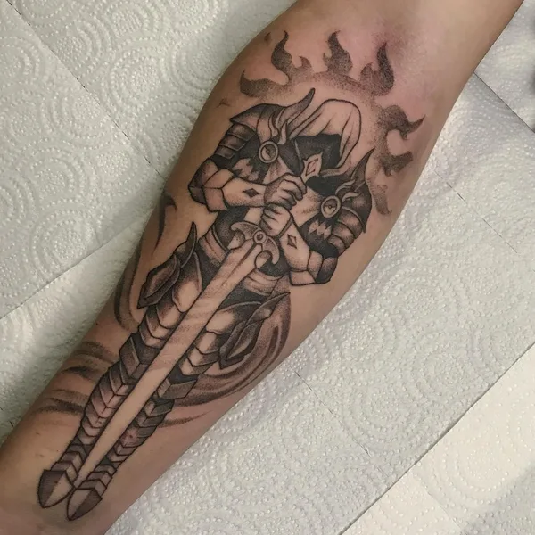 Graphic tattoo by Аля Тугушева in Саратов