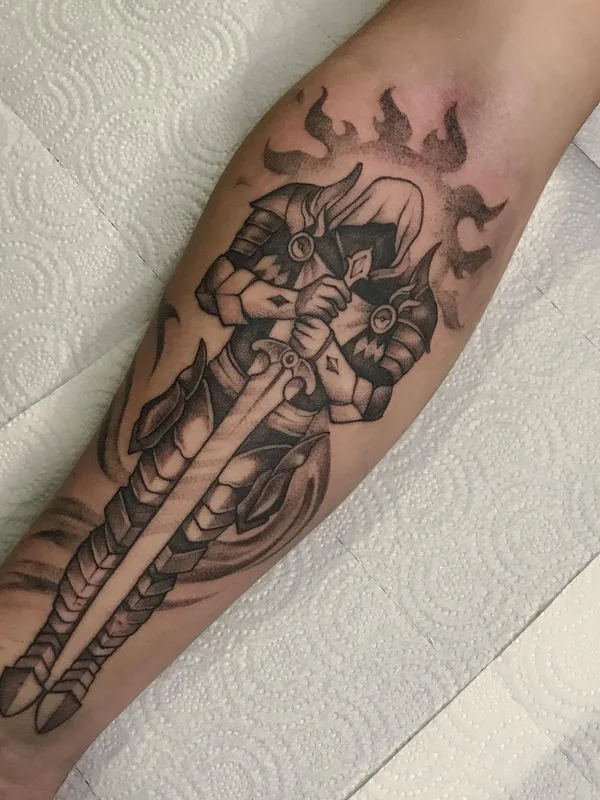 black and grey black and grey 纹身 在 forearm #50700 | 纹身师 Аля Тугушева
