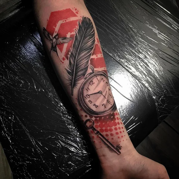 Graphic tattoo by Аля Тугушева in Саратов