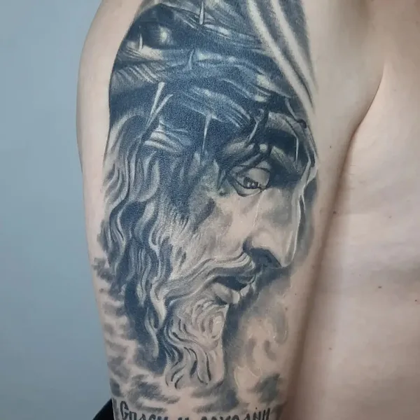 Graphic tattoo by Владислав Ретунский in Саратов