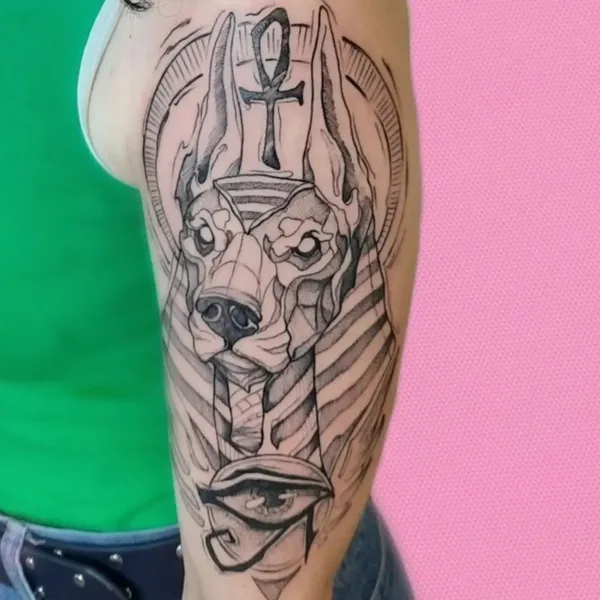 Graphic tattoo by Владислав Ретунский in Саратов