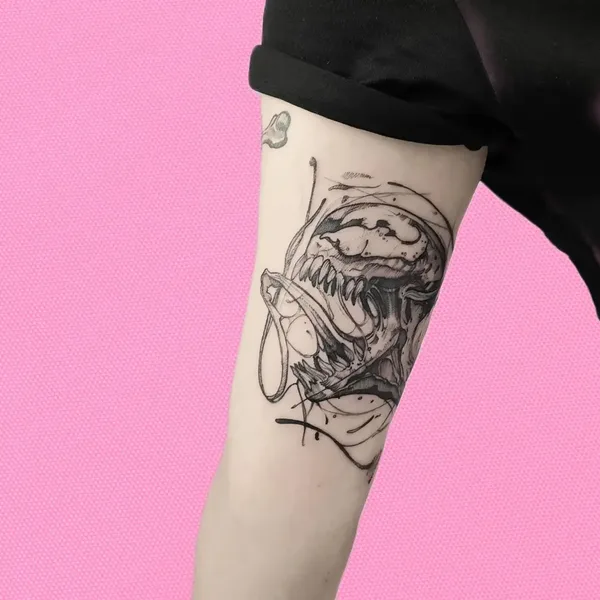 Graphic tattoo by Владислав Ретунский in Саратов