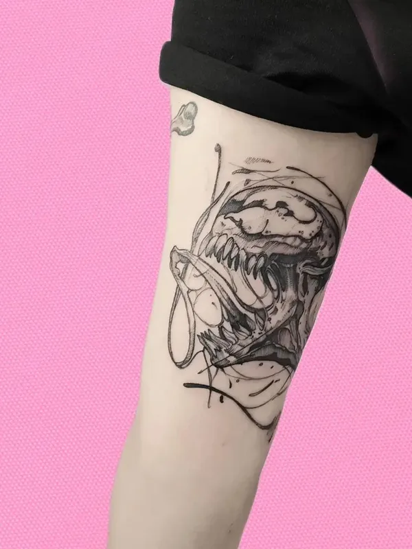 black and grey sketch Tatuagem em forearm #50740 | Tatuador Владислав Ретунский