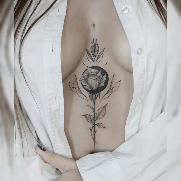 Graphic tattoo by Диана Белогрив in Саратов