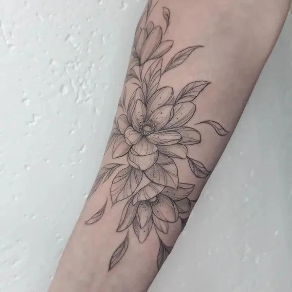 Graphic tattoo by Диана Белогрив in Саратов
