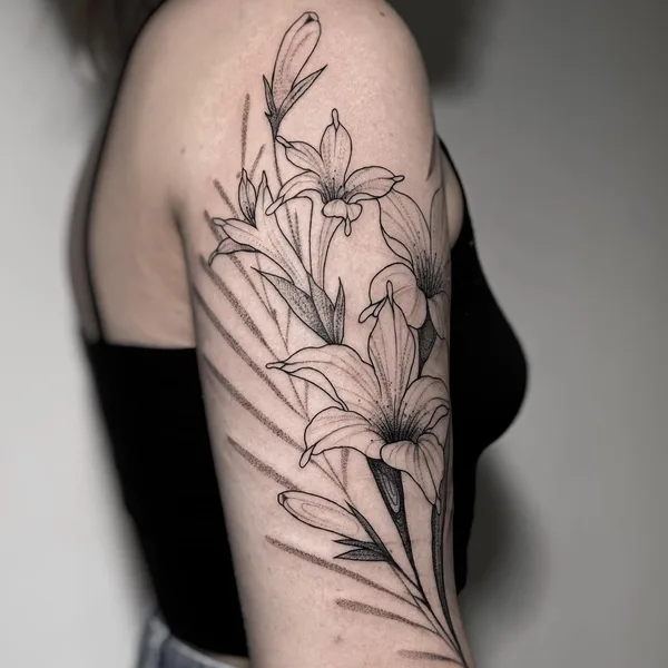 Graphic tattoo by Александра Летягина in Омск