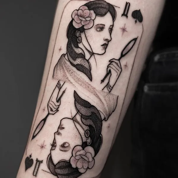 Graphic tattoo by Александра Летягина in Омск