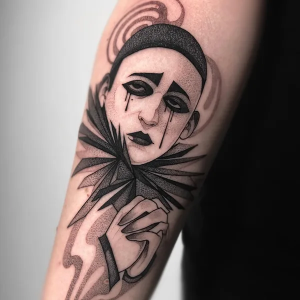 Graphic tattoo by Александра Летягина in Омск