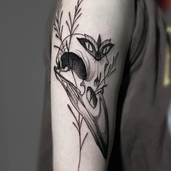 Graphic tattoo by Александра Летягина in Омск